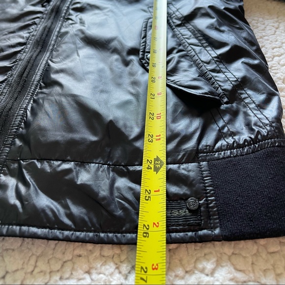 Diesel Hooded black nylon convertible bomber jacket - Picture 11 of 16